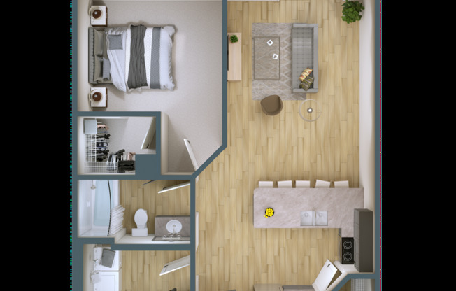 1 bed, 1 bath, 713 sqft, $1,025, Unit 212