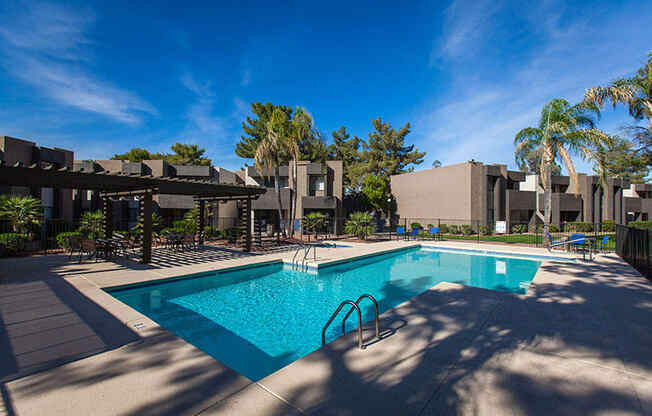 Gated Pool at La Costa at Dobson Ranch