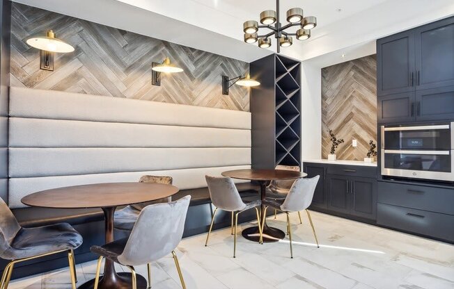 Community area with tables