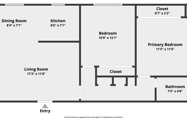 1 bed, 1 bath, 650 sqft, $1,895, Unit Unit #1