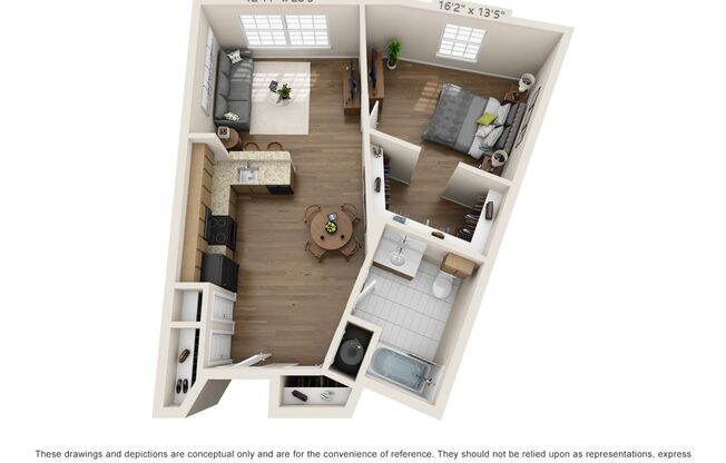 1 bed, 1 bath, 755 sqft, $2,195, Unit 228