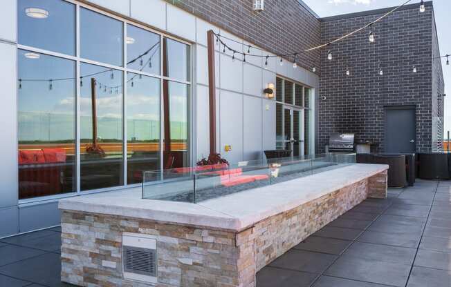 Outdoor fire pit - The Verge Apartments in St Louis Park, MN
