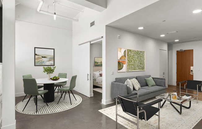 Living Room with Hard Surface Flooring