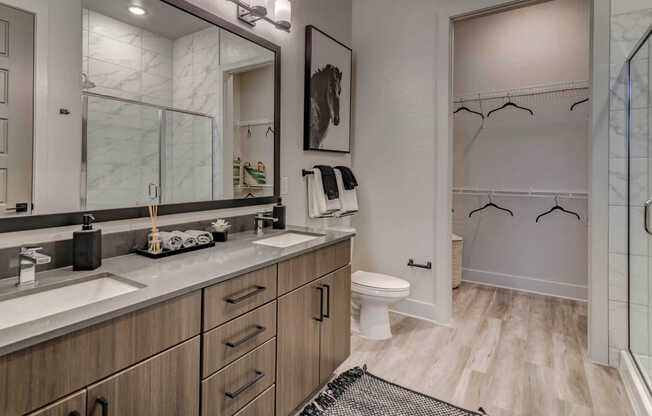 Bathroom with Double Vanity