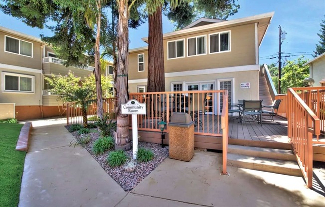 Community Room Exterior at Laurel Grove, California, 94025