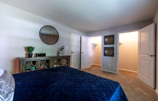 Ashton Brook Apartments feature two separate closets in the bedroom