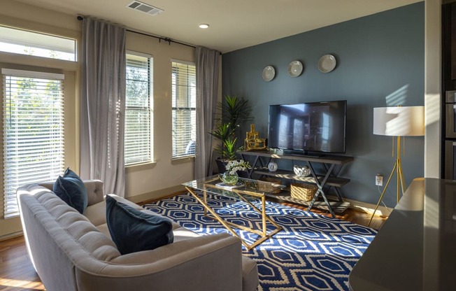 Living Room  at Townhomes at Woodmill Creek, The Woodlands, 77380