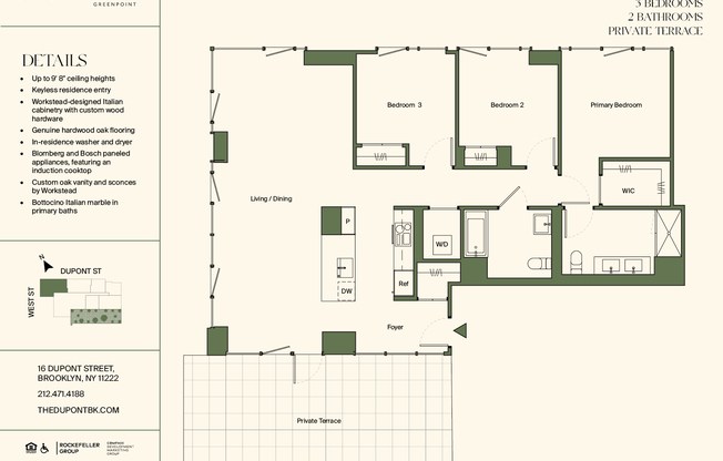 3 beds, 2 baths, $15,000, Unit 41G