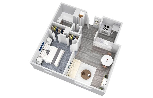 1 bed, 1 bath, 673 sqft, $2,700, Unit 512