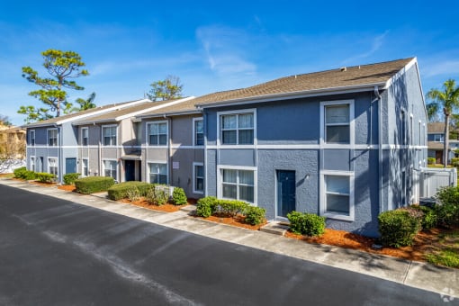 Building exterior at Pineview Apartments, in Clearwater, FL 33755