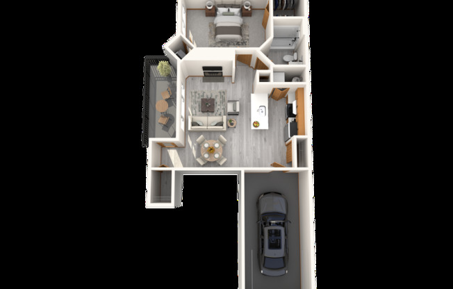 1 bed, 1 bath, 765 sqft, $1,325, Unit 4612-101