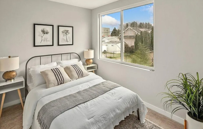 Contemporary 2-Bed Townhome with Rooftop Deck, A/C & EV Setup