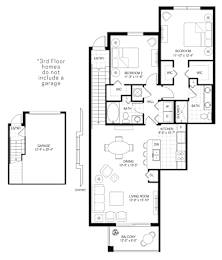 2 beds, 2 baths, 1,175 sqft, $2,634