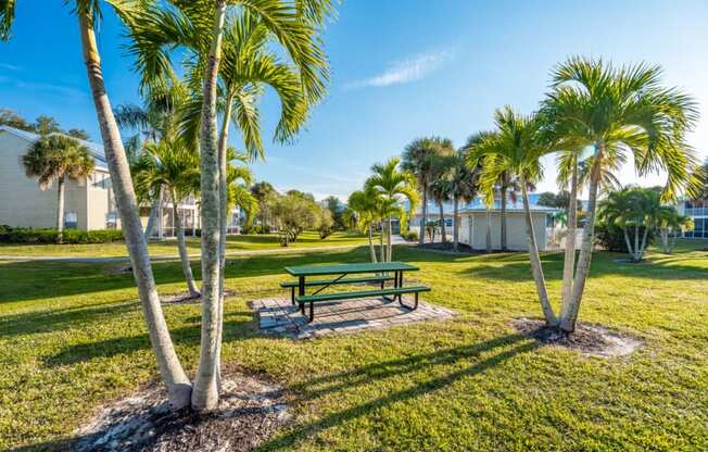 Outdoor picnic area