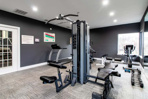 Fitness Center at The Players Club Apartments in Nashville, TN