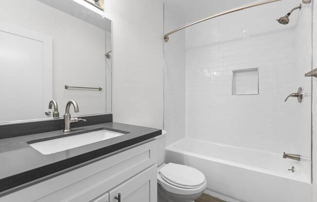 Studio Apartment Bathroom