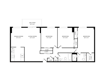 3 beds, 2 baths, 1,246 sqft, $2,675