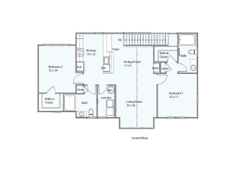 2 beds, 2 baths, 1,207 sqft, $3,055