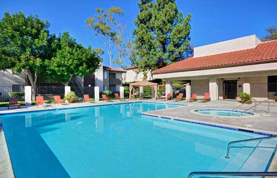 Swimming Pool at Shadowridge Woodbend Apartments in Vista, CA