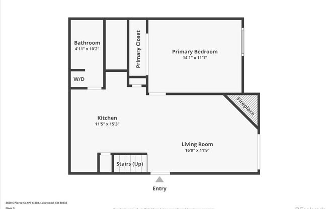 2 beds, 2 baths, $1,950, Unit # 6 308