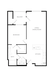 1 bed, 1 bath, 755 sqft, $1,470