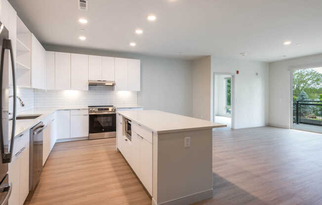 Living Room with Hard Surface Flooring