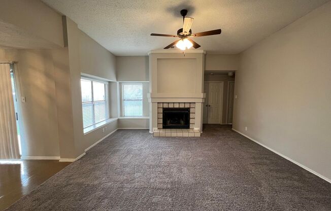 NICE & SPACIOUS!  3 BEDROOM / 2 BATH HOME LOCATED IN SPRING MEADOWS*FRESH INTERIOR PAINT*NEW FLOORING THROUGHOUT*FIREPLACE IN LIVING ROOM*