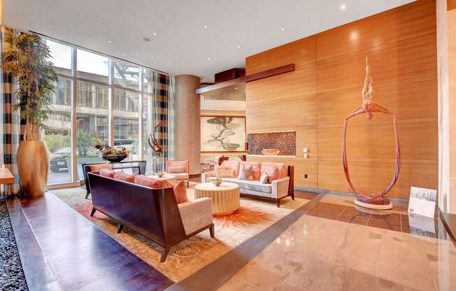 Stunning North Strip/City views from this UNFURNISHED 1+Den/1.5ba residence.