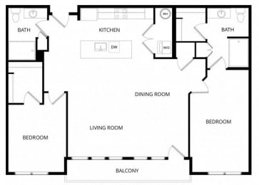 2 beds, 2 baths, 1,241 sqft, $2,685