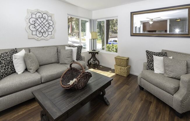 Expansive Living Room at Eucalyptus Grove Apartments, Chula Vista, CA, 91910