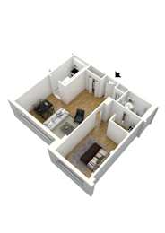 1 bed, 1 bath, 653 sqft, $1,773