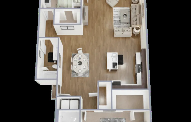 2 beds, 2 baths, 1,224 sqft, $3,073