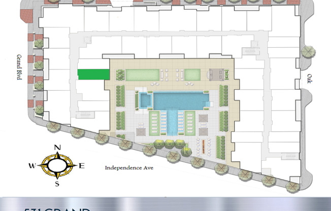 Studio, 1 bath, 494 sqft, $1,470, Unit 606