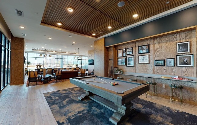 Hone your billiards game with our fully-equipped game area.