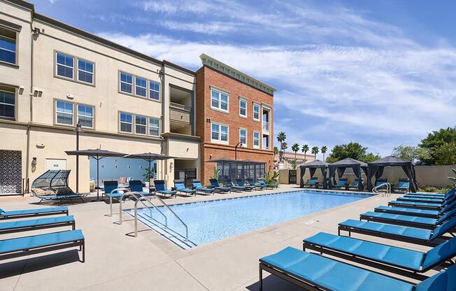 Invigorating Swimming Pool at Citron Apartment Homes, Riverside