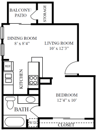 1 bed, 1 bath, 513 sqft, $938