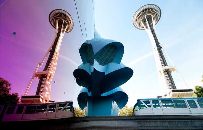 Space Needle and MoPOP are nearby at Cirrus, Washington, 98121
