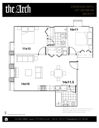 2 beds, 1 bath, 732 sqft, $2,450