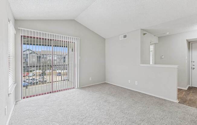 B1 living room at Jefferson Place in Irving, TX