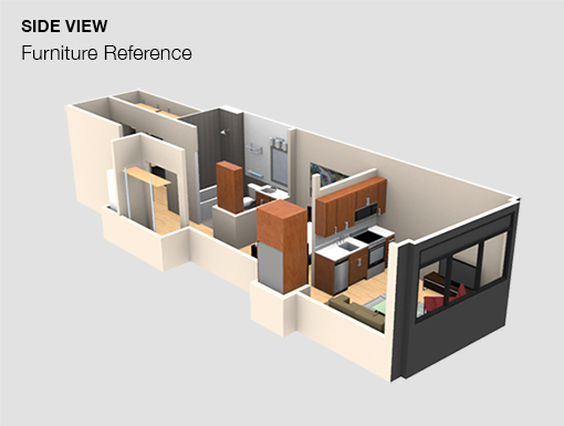 1 bed, 1 bath, $2,575, Unit 707