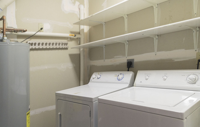 All apartments feature in-unit washer and dryer!  No more quarters!