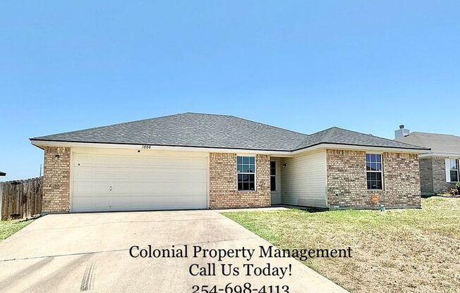 3bd/2ba in Killeen TX