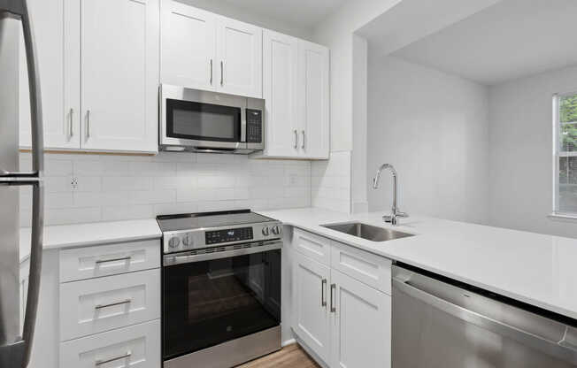 Kitchen with Stainless Steel Appliances