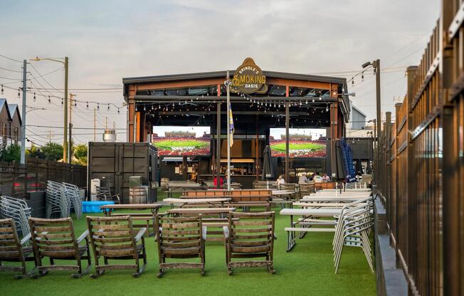 Bring the crew to Bringle’s Smoking Oasis, a lively local favorite for bold BBQ, cold drinks, and big-screen sports—all just moments from Modera Nations.