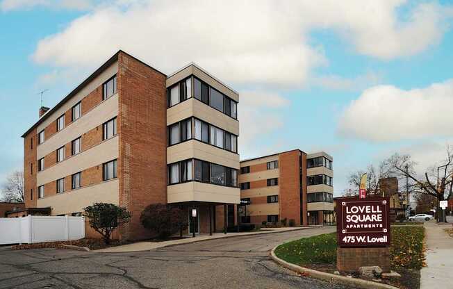 Apartments with parking in downtown Kalamazoo, MI.