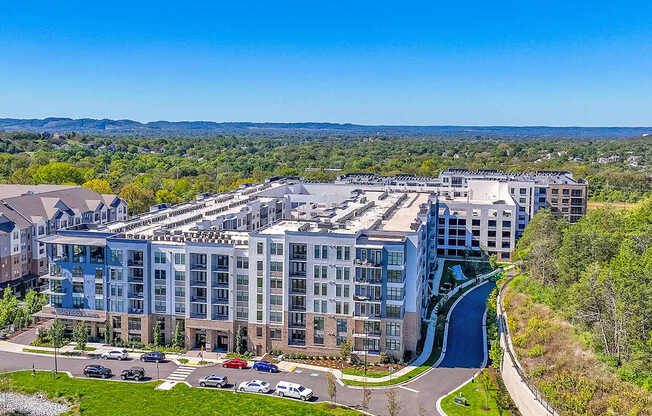 Aerial view of Legacy Cool Springs Apartments