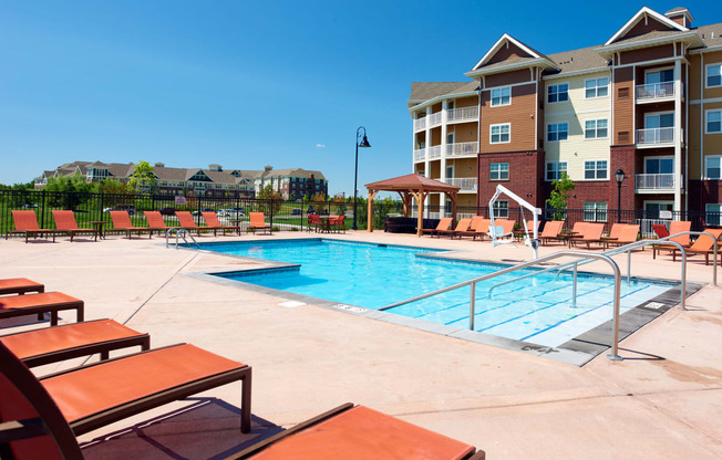 Swimming Pool at Skye at Arbor Lakes Apartments in Maple Grove, MN