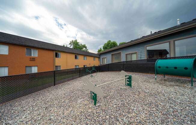 The dog park at Mountain Vista Apartments, Lakewood 80228