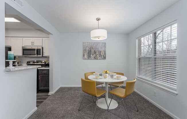 Dining Room With Kitchen at Indian Lookout, West Carrollton, OH, 45449