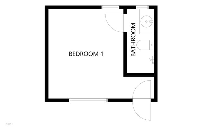 1 bed, 1 bath, 250 sqft, $1,100, Unit Room 7